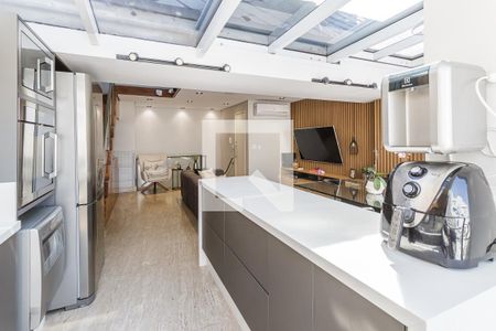 Sala/Cozinha de apartamento para alugar com 2 quartos, 100m² em Itaim Bibi, São Paulo