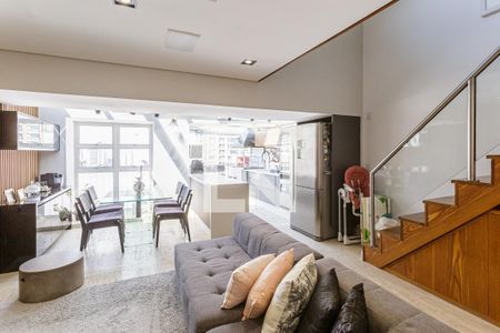 Sala/Cozinha de apartamento para alugar com 2 quartos, 100m² em Itaim Bibi, São Paulo