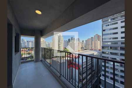 Sacada de apartamento para alugar com 1 quarto, 35m² em Santo Amaro, São Paulo