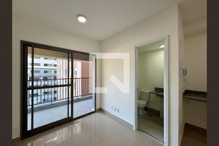 Sala  de apartamento para alugar com 1 quarto, 35m² em Santo Amaro, São Paulo