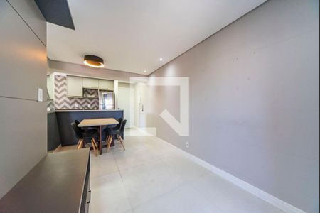 Sala de apartamento à venda com 2 quartos, 55m² em Vila Tibiriçá, Santo André