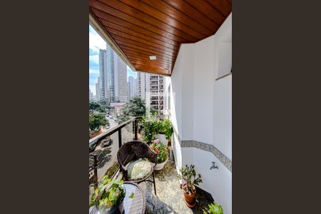 Varanda da Sala de apartamento à venda com 4 quartos, 127m² em Vila Regente Feijó, São Paulo