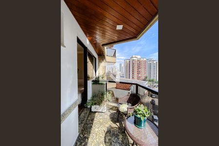 Varanda da Sala de apartamento à venda com 4 quartos, 127m² em Vila Regente Feijó, São Paulo