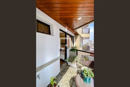 Varanda da Sala de apartamento à venda com 4 quartos, 127m² em Vila Regente Feijó, São Paulo