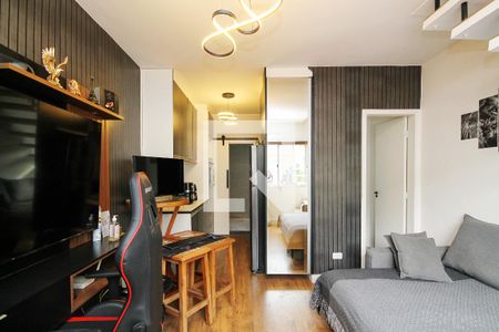 Sala de casa de condomínio para alugar com 2 quartos, 64m² em Chácara Ondas Verdes, Cotia