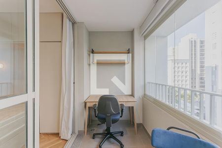 Varanda de kitnet/studio para alugar com 1 quarto, 30m² em Pinheiros, São Paulo