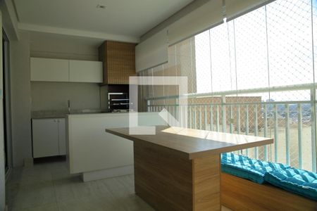 Varanda da Sala  de apartamento para alugar com 3 quartos, 94m² em Centro, São Bernardo do Campo