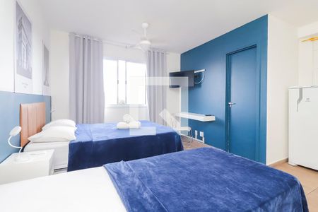 Quarto / Cozinha de kitnet/studio para alugar com 1 quarto, 24m² em Vila Campanela, São Paulo