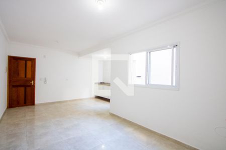 Sala de apartamento à venda com 2 quartos, 65m² em Vila Valparaíso, Santo André