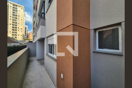Varanda de kitnet/studio para alugar com 1 quarto, 40m² em Vila Buarque, São Paulo