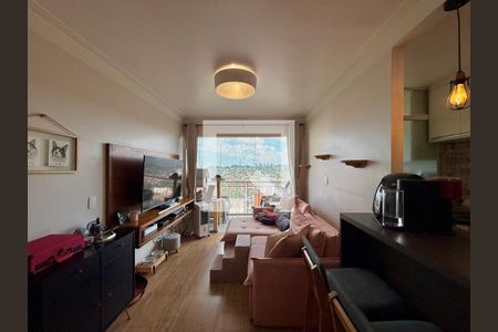 Sala  de apartamento para alugar com 2 quartos, 75m² em Campo Belo, São Paulo