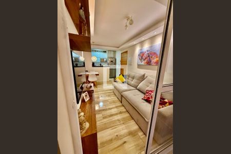 Sala de apartamento à venda com 2 quartos, 52m² em Vila Humaita, Santo André