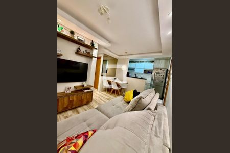 Sala de apartamento à venda com 2 quartos, 52m² em Vila Humaita, Santo André