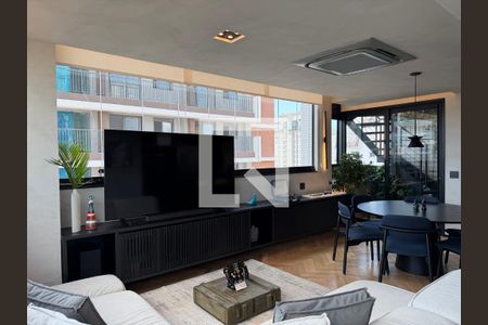 Sala de apartamento à venda com 3 quartos, 130m² em Vila Olímpia, São Paulo