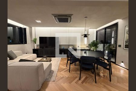 Sala de apartamento à venda com 3 quartos, 130m² em Vila Olímpia, São Paulo