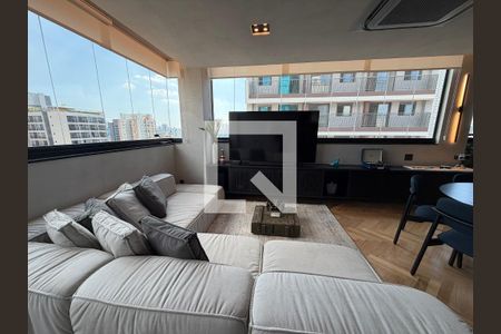 Sala de apartamento à venda com 3 quartos, 130m² em Vila Olímpia, São Paulo