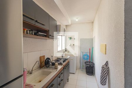 Cozinha e Área de Serviço de apartamento à venda com 2 quartos, 49m² em Mato Grande, Canoas