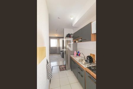 Cozinha e Área de Serviço de apartamento à venda com 2 quartos, 49m² em Mato Grande, Canoas