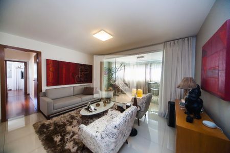sala de apartamento à venda com 4 quartos, 120m² em Buritis, Belo Horizonte