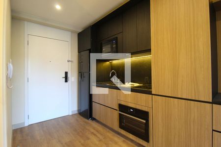 Cozinha de kitnet/studio para alugar com 1 quarto, 30m² em Indianópolis, São Paulo