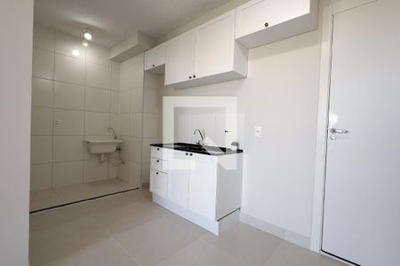 Cozinha de apartamento para alugar com 2 quartos, 38m² em Santa Maria, Santo André