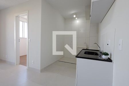 Cozinha de apartamento para alugar com 2 quartos, 38m² em Santa Maria, Santo André