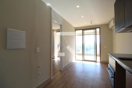 Sala/Cozinha de apartamento para alugar com 1 quarto, 41m² em Indianópolis, São Paulo