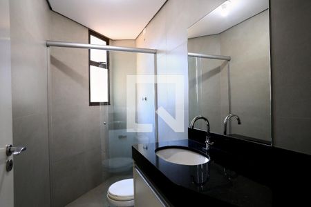 Banheiro da Suíte de apartamento para alugar com 1 quarto, 51m² em Santo Agostinho, Belo Horizonte