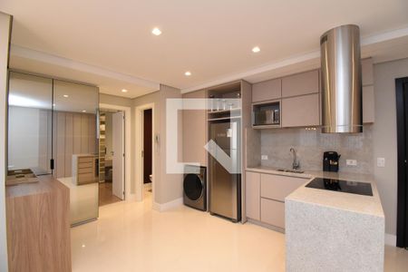Sala/Cozinha de apartamento para alugar com 1 quarto, 50m² em São Francisco, Curitiba