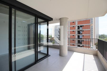 Varanda da Sala de apartamento à venda com 2 quartos, 88m² em Vila Clementino, São Paulo
