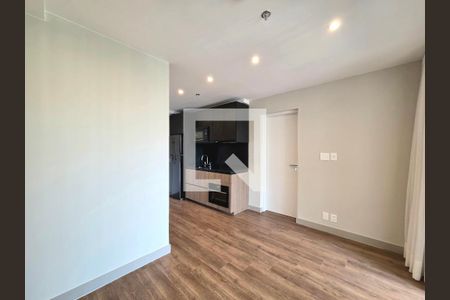 Sala de apartamento para alugar com 1 quarto, 63m² em Indianópolis, São Paulo