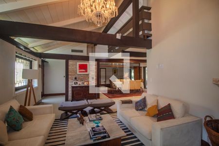 Sala de casa de condomínio para alugar com 7 quartos, 440m² em Jardim Botânico, Porto Alegre