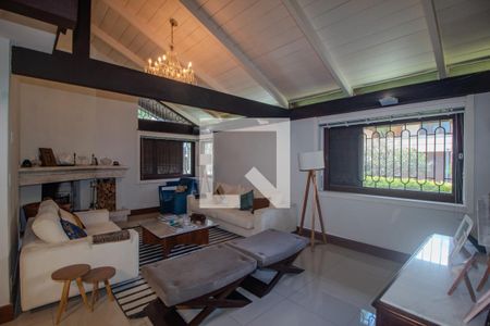 Sala de casa de condomínio para alugar com 7 quartos, 440m² em Jardim Botânico, Porto Alegre