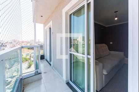 Varanda da Sala de apartamento para alugar com 2 quartos, 110m² em Campestre, Santo André