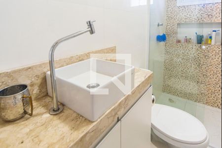 Banheiro Social de apartamento para alugar com 2 quartos, 110m² em Campestre, Santo André