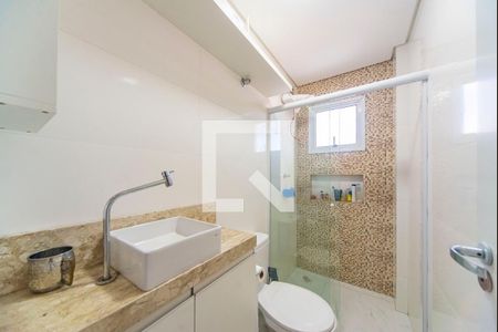 Banheiro Social de apartamento para alugar com 2 quartos, 110m² em Campestre, Santo André