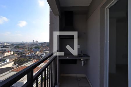 Varanda da Sala de apartamento à venda com 2 quartos, 54m² em Utinga, Santo André