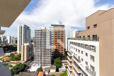 Vista/Varanda de kitnet/studio para alugar com 1 quarto, 28m² em Pinheiros, São Paulo