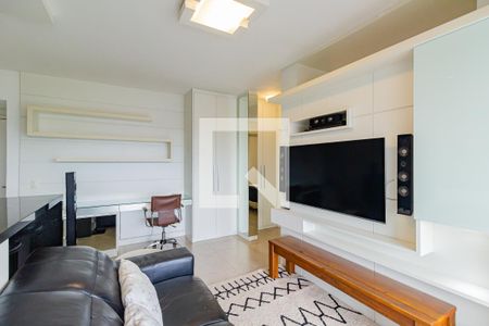 Sala/Cozinha de apartamento para alugar com 1 quarto, 51m² em Campo Belo, São Paulo