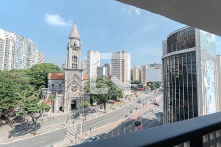 Sacada de kitnet/studio para alugar com 1 quarto, 37m² em República, São Paulo