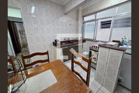 Cozinha de apartamento para alugar com 2 quartos, 90m² em Boqueirão, Praia Grande