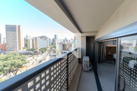 Sacada de kitnet/studio para alugar com 1 quarto, 49m² em República, São Paulo