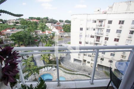 Varanda da Sala de apartamento à venda com 2 quartos, 56m² em Taquara, Rio de Janeiro