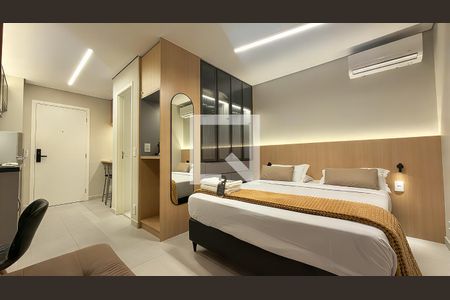 Sala/Quarto de apartamento à venda com 1 quarto, 26m² em Vila Olímpia, São Paulo