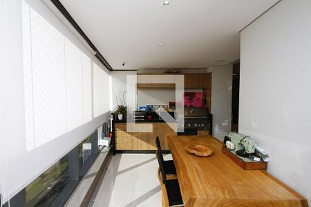 Varanda da Sala de apartamento à venda com 4 quartos, 154m² em Belvedere, Belo Horizonte
