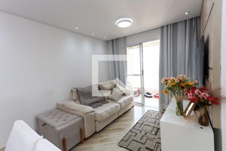 Sala  de apartamento à venda com 3 quartos, 76m² em Vila das Belezas, São Paulo
