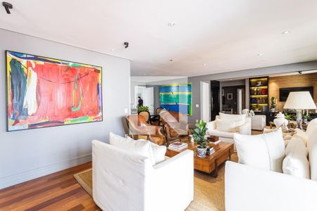 Sala de apartamento à venda com 4 quartos, 190m² em Jardim Paulista, São Paulo