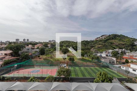 Varanda da sala - Vista de apartamento à venda com 3 quartos, 71m² em Paquetá, Belo Horizonte