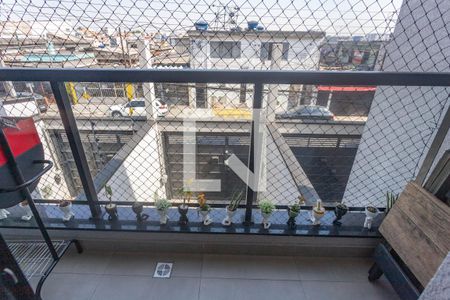 Varanda da sala  de casa para alugar com 3 quartos, 162m² em Vila Nogueira, Diadema