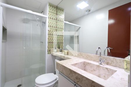 Banheiro  de apartamento para alugar com 1 quarto, 33m² em Barra Funda, São Paulo